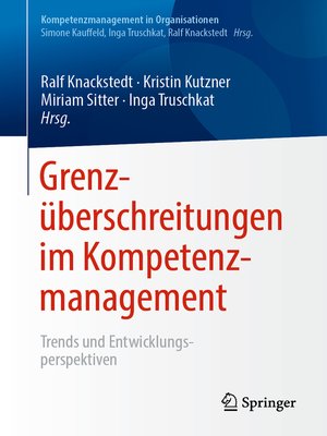 cover image of Grenzüberschreitungen im Kompetenzmanagement